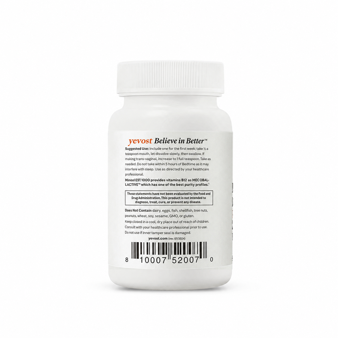 Vitamin B12 Active 1000 - 60 tablets